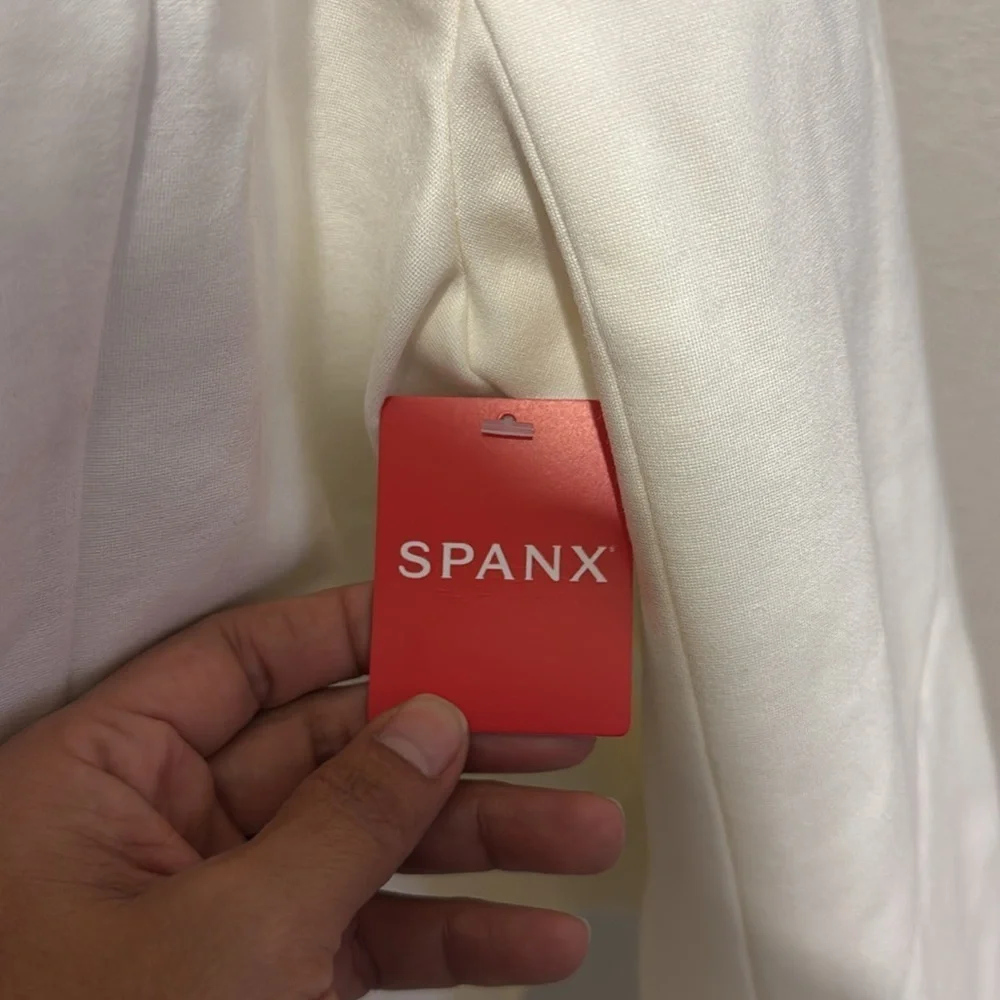 Spanx Pointe Cropped Blazer Cloud Office Business Formal - Picture 4 of 8
